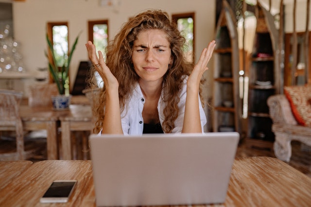 Photo of Woman Showing Face with Frustration - by Yan Krukov from Pexels